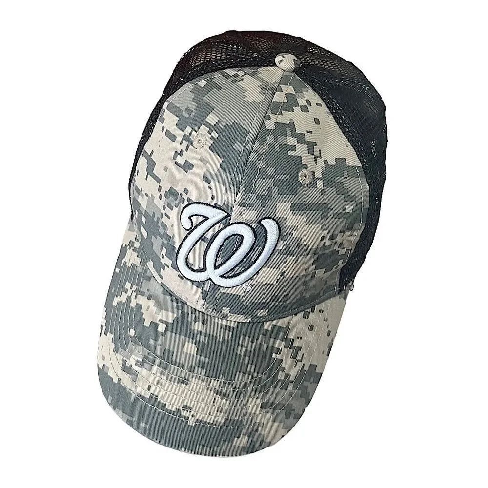 Washington Nationals Camo Trucker Baseball Hat